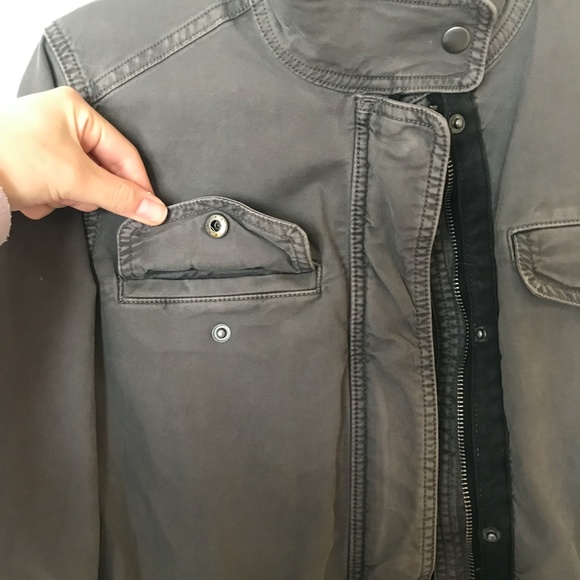 LUCKY BRAND Gray Utility Jacket Size Small - Picture 5 of 11